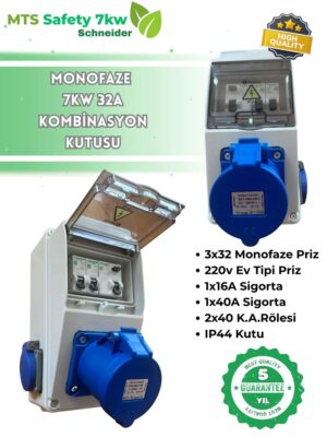 7KW Schneider Kombinasyon Kutusu