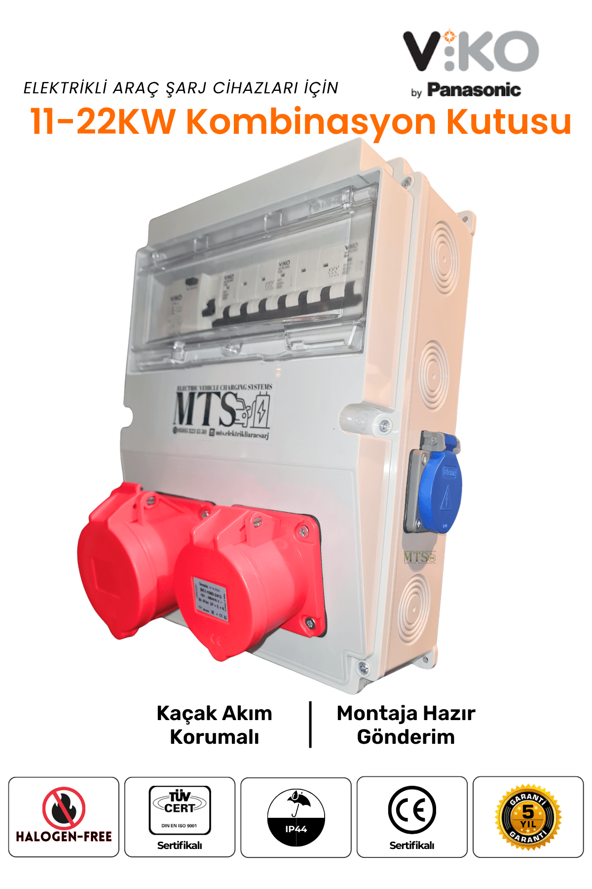 11-22KW Röleli Kombinasyon Viko1 2'li Viko Kombinasyon Kutusu 11Kw-22Kw