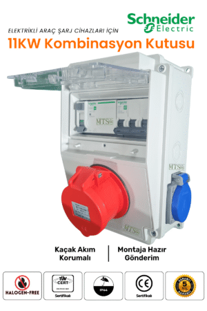 11KW Schneider Kombinasyon Kutusu Kaçak Akım Röleli