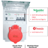 22KW Röleli Kombinasyon Schneider 3 22KW Schneider Kombinasyon Kutusu Kaçak Akım Röleli