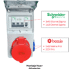 22KW Rölesiz Yanprizli Kombinasyon Schneider 3 22KW Schneider Kombinasyon Kutusu