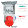 22KW Rölesiz Yanprizli Kombinasyon Siemens 3 22KW Siemens Kombinasyon Kutusu