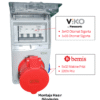 22KW Rölesiz Yanprizli Kombinasyon Viko 3 22KW Viko Kombinasyon Kutusu