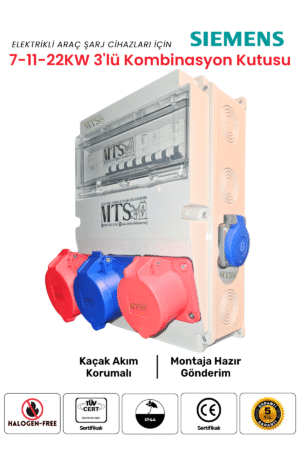 3'lü Siemens Kombinasyon Kutusu 7Kw-11Kw-22Kw