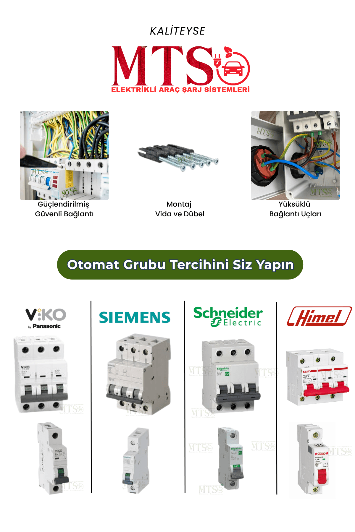 7-22KW Röleli Kombinasyon Viko 6 2'li Viko Kombinasyon Kutusu 7.4Kw-22Kw