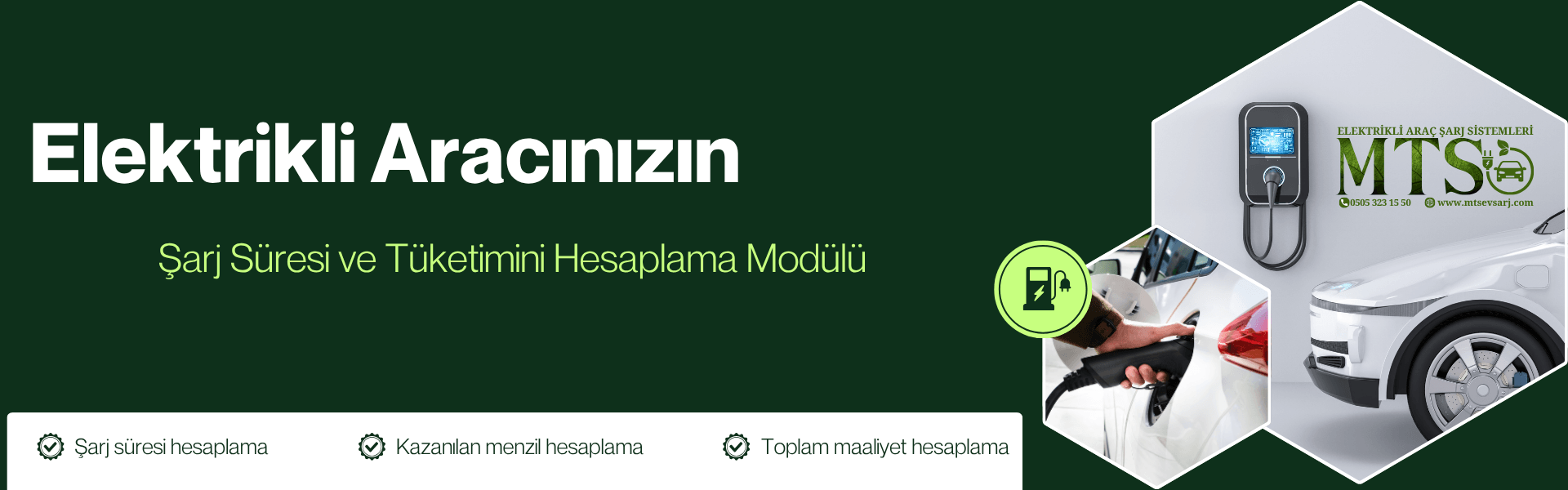 elektrikli araç şarj süresi ve maliyeti hesaplama