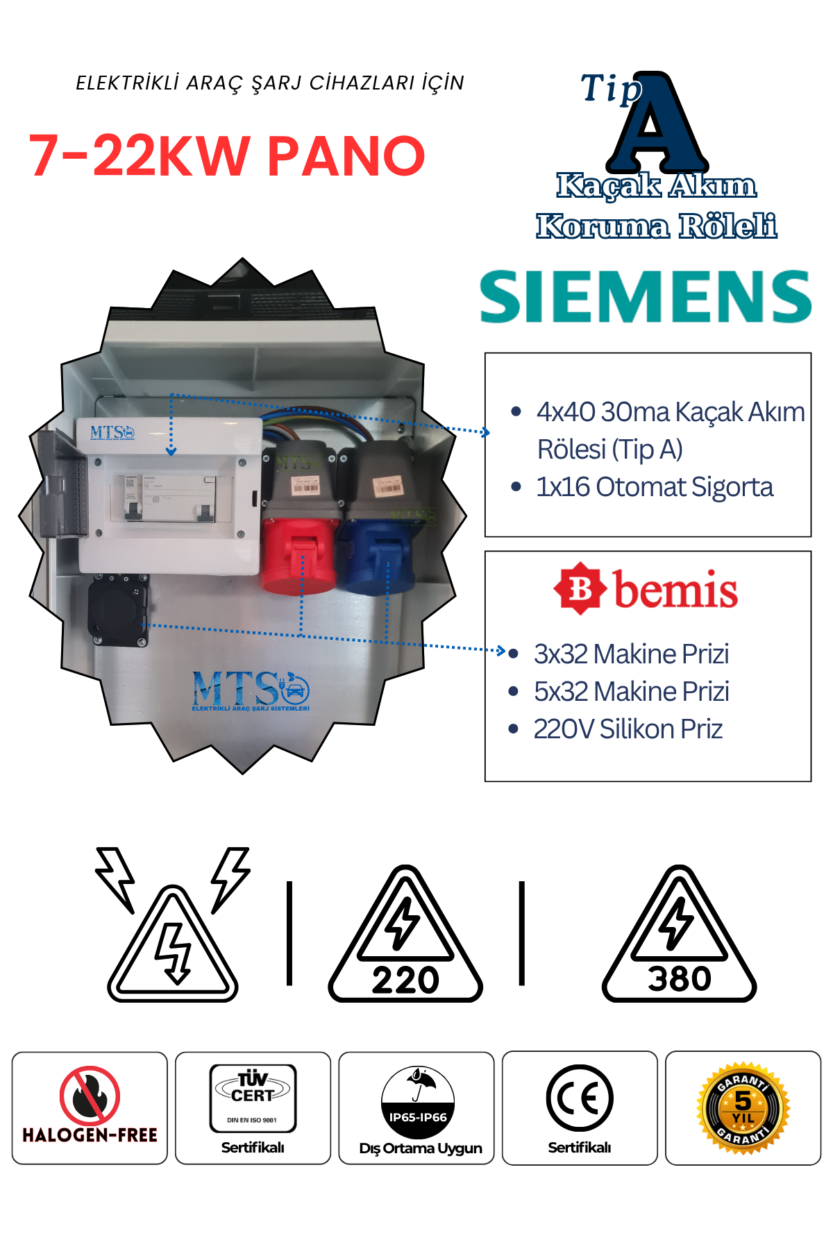 14 Siemens 2'li 7.4Kw - 22Kw Pano