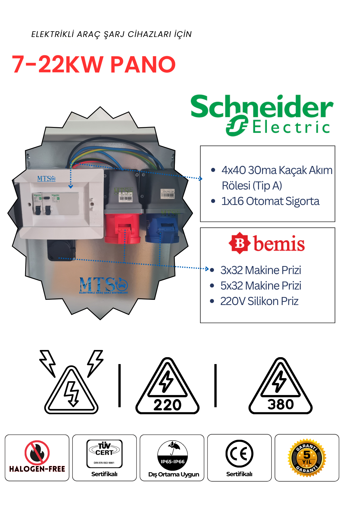 Schneider 2'li 7.4Kw - 22Kw Pano